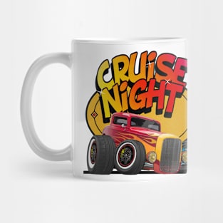 Cruise Night - Hot Rod Cars Mug